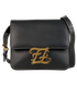 Karligraphy Small, &pound;595, Handbags, Black, Leather, Front view